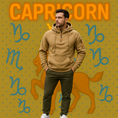 Lässiger Fleece-Hoodie – Oversized Fit für Herren