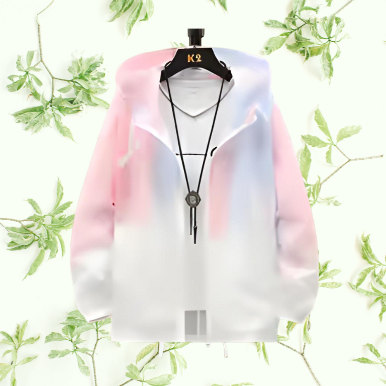 Leichte Damenjacke mit Gradient & Hüftschnitt