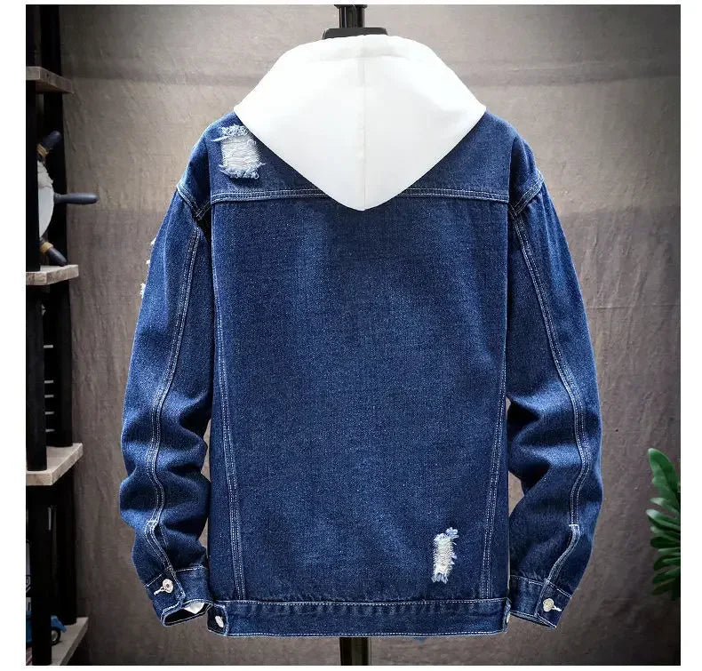 DenimRebel™ Jeansjacke für Männer – Stylisch. Rough. Zeitlos.
