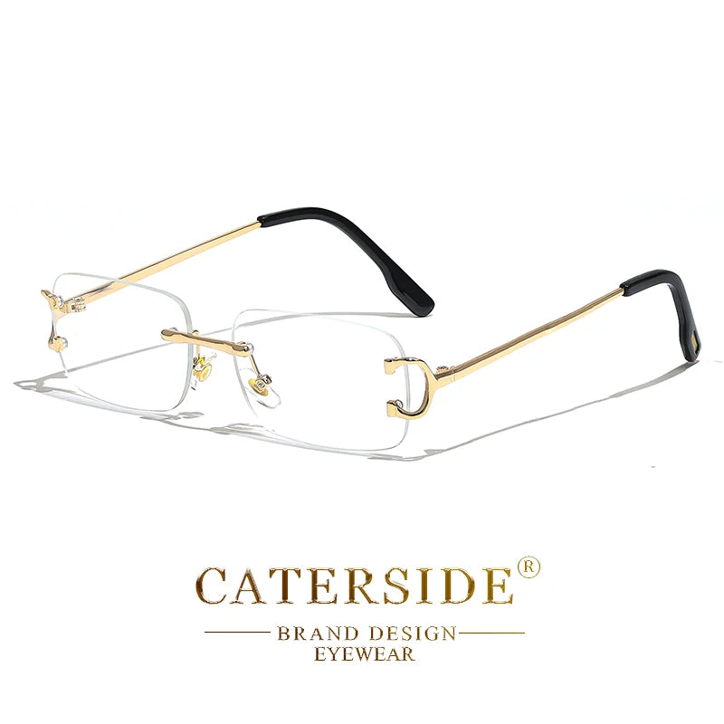 „EdgeLine™ Rechteckige Sonnenbrille – Randlos, Stylish, UV400“
