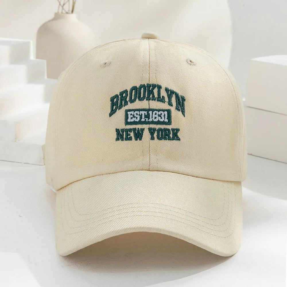 Brooklyn Vibes™ Vintage Baseball Cap – Unisex Kappe mit Stickerei | Verstellbar & All-Day-Comfort