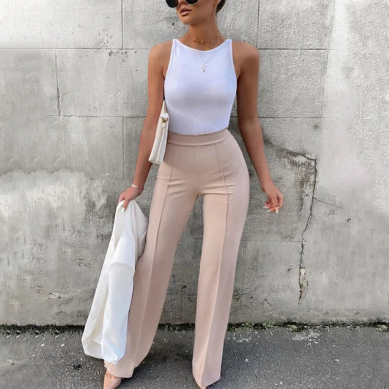 ElegantFit™ Damen Schlaghose – Slim Fit, Trendy & Bequem