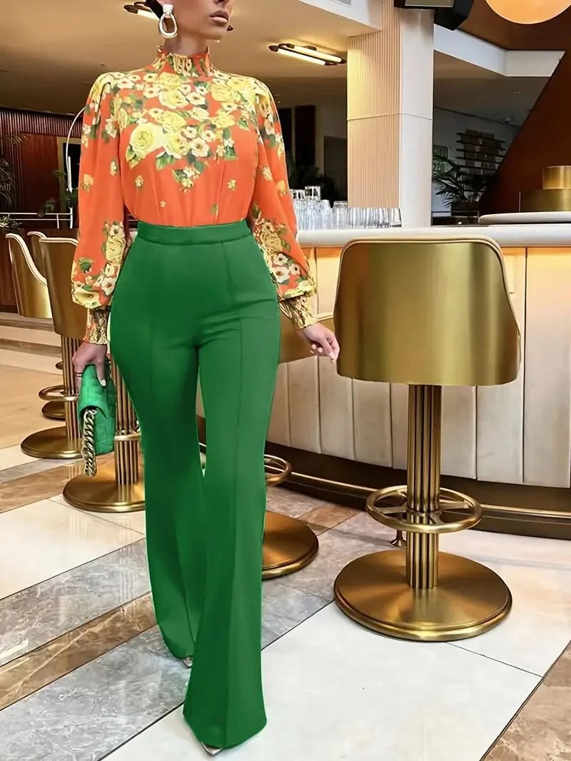 ElegantFit™ Damen Schlaghose – Slim Fit, Trendy & Bequem