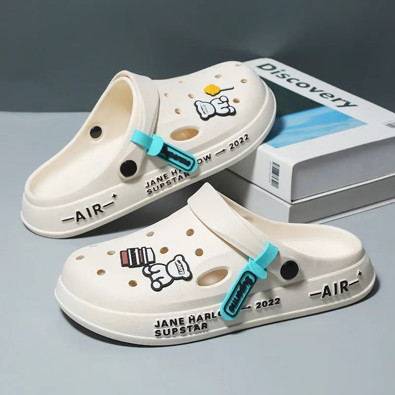 Leichte Strand- & Hausschuhe – EVA Clogs mit Lochdesign
