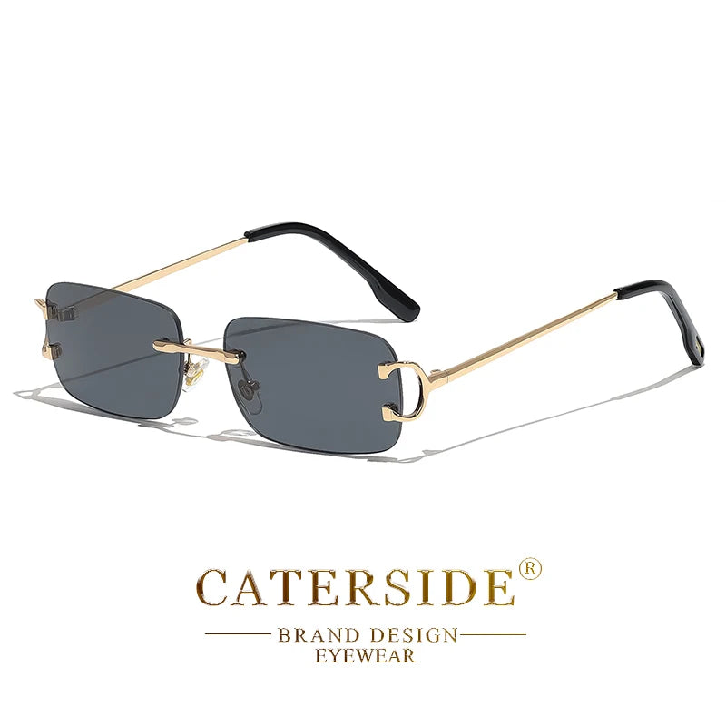 „EdgeLine™ Rechteckige Sonnenbrille – Randlos, Stylish, UV400“