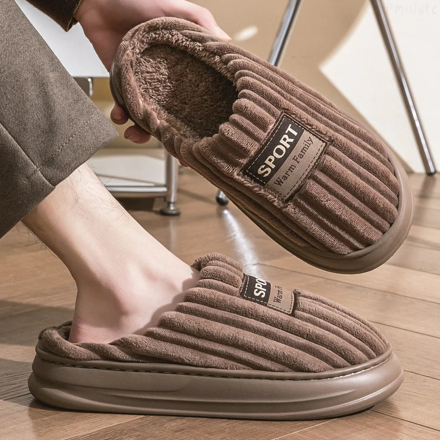 „SoftStep™ Memory-Foam Hausschuhe – Für Männer, die es gemütlich lieben“