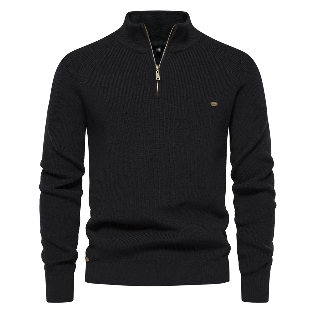 "GentleZip™ Männerpullover – Warm, Weich & Elegant"