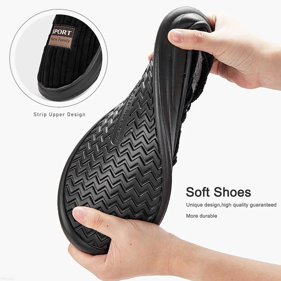 „SoftStep™ Memory-Foam Hausschuhe – Für Männer, die es gemütlich lieben“