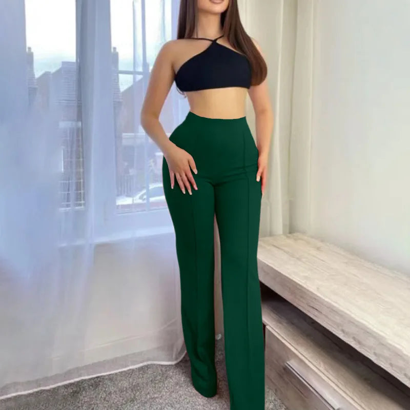 ElegantFit™ Damen Schlaghose – Slim Fit, Trendy & Bequem