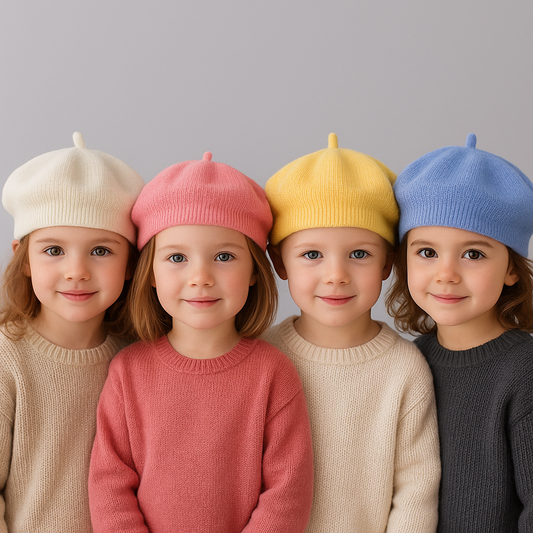 MiniChic™ Strickmütze für Babys / Kinder – Für stylische kleine Köpfe
