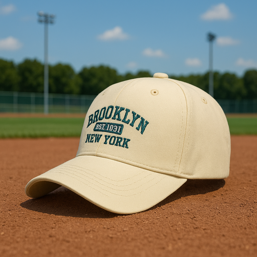 Brooklyn Vibes™ Vintage Baseball Cap – Unisex Kappe mit Stickerei | Verstellbar & All-Day-Comfort