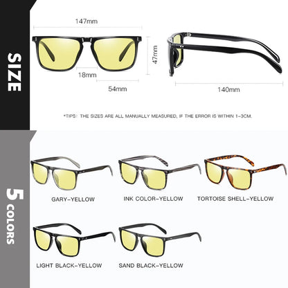 Rivet Square Fotochromatische Sonnenbrille – perfekte Sicht bei Tag & Nacht! Polarisierte Gläser, UV400-Schutz & Anti-Glare-Technologie für sicheres Fahren. Stilvoll, robust & ultraleicht – für Männer & Frauen. Hol dir den Premium-Look jetzt!