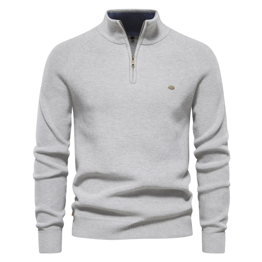 "GentleZip™ Männerpullover – Warm, Weich & Elegant"