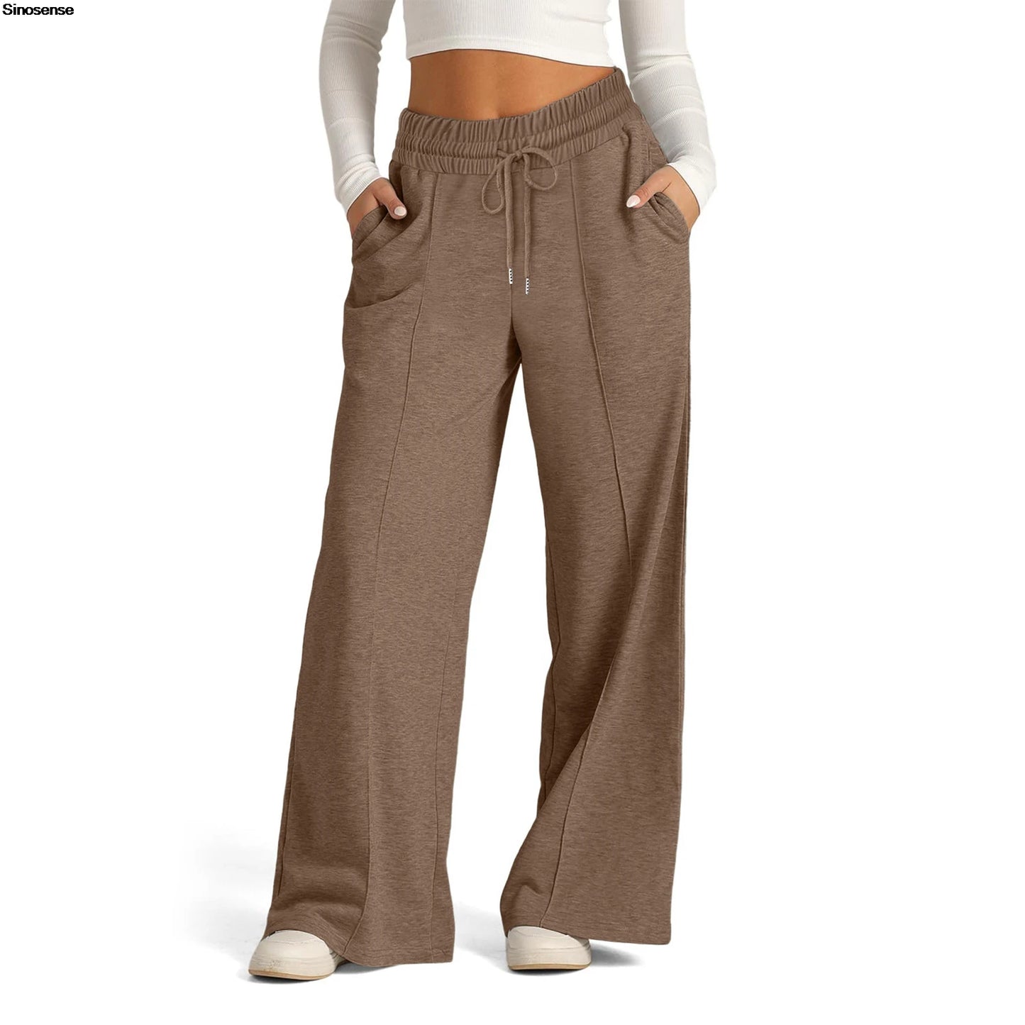 FlowFlex™ Damen Jogginghose – High Waist, Wide Leg & Schlag | Komfort trifft Streetstyle