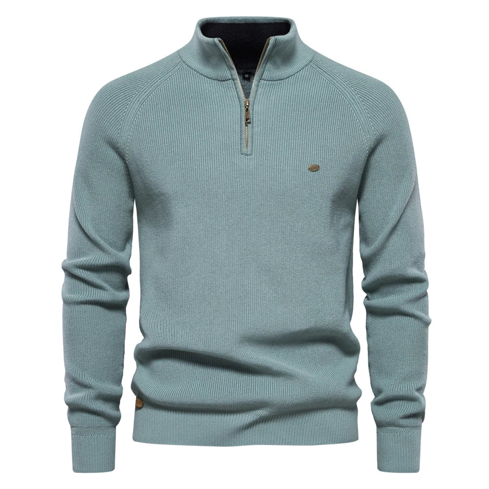 "GentleZip™ Männerpullover – Warm, Weich & Elegant"