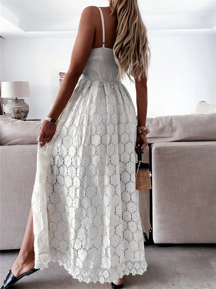 Spitzen Overall Kleid – Bohemian Chic trifft Sommer-Eleganz
