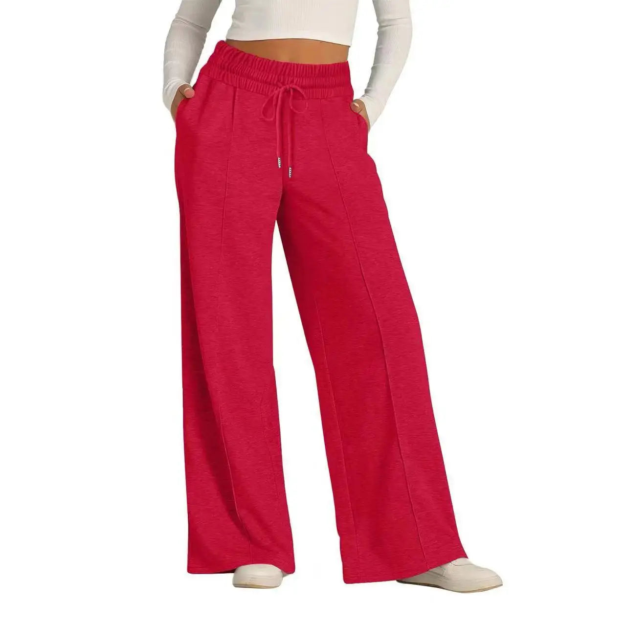 FlowFlex™ Damen Jogginghose – High Waist, Wide Leg & Schlag | Komfort trifft Streetstyle