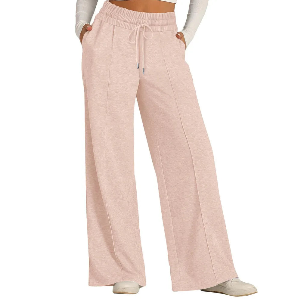 FlowFlex™ Damen Jogginghose – High Waist, Wide Leg & Schlag | Komfort trifft Streetstyle