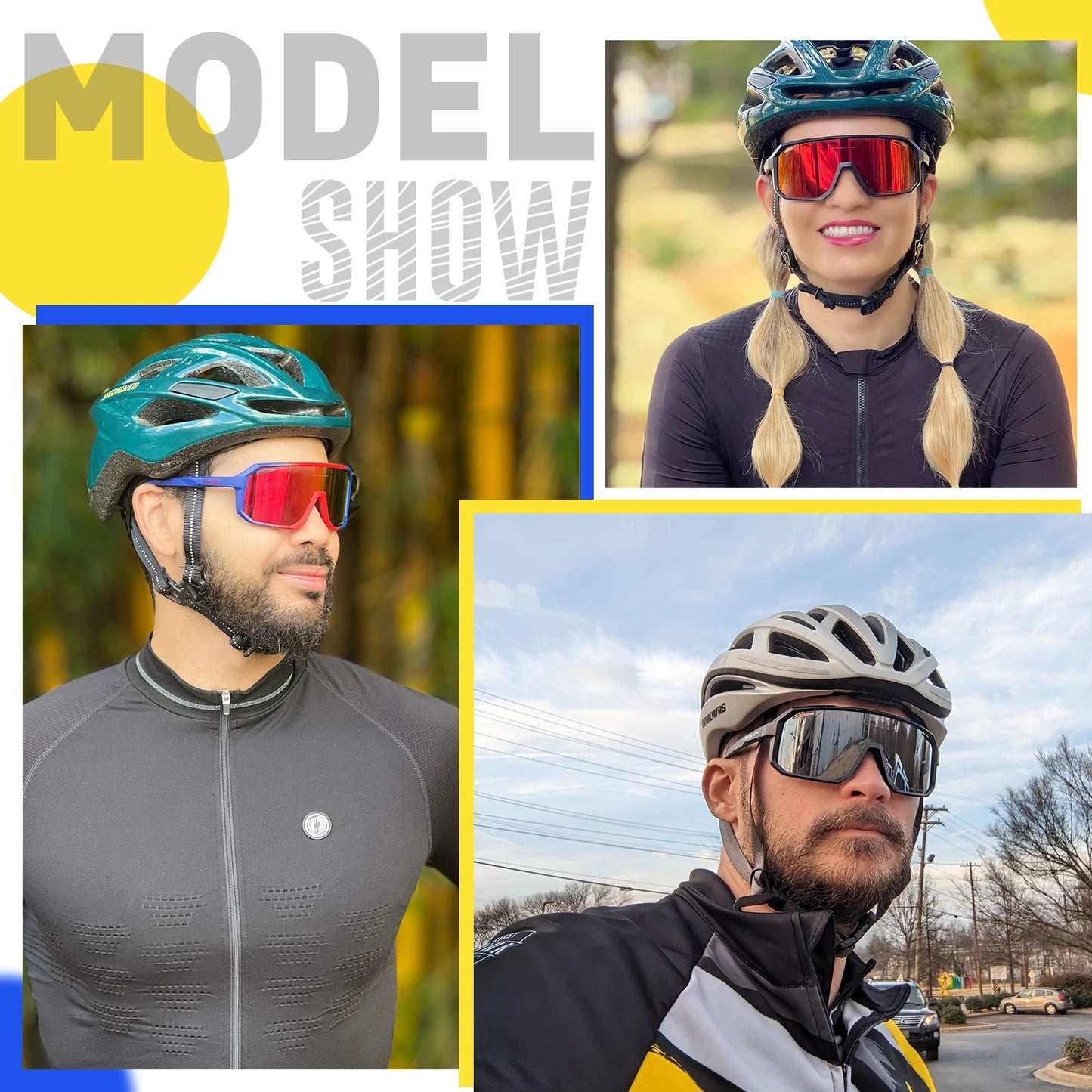 Erlebe Outdoor-Abenteuer in bester Sicht!  SCVCN Sport-Sonnenbrille für Männer & Frauen – perfekt für Fahrradfahren, Laufen, Wandern & mehr. UV400-Schutz und robustes Design für klare Sicht und maximalen Komfort. Hol dir deine Freiheit!