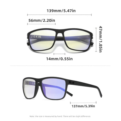 KINGSEVEN Anti-Blaulicht-Brille mit 99 % Filterung. Transparente Gläser für Männer & Frauen, ideal für Computer & digitale Bildschirme. Stilvolles Design, schützt die Augen & reduziert Ermüdung. Perfekt für Arbeit & Alltag!