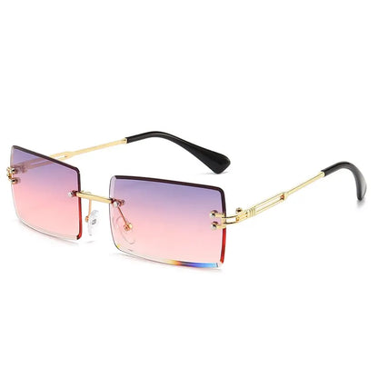 Vintage Fashion 2025 – Trend trifft Eleganz! Randlose, rechteckige Sonnenbrille mit stylischem Farbverlauf & UV400-Schutz. Ultraleicht & perfekt für Sommer, Reisen & Fashionistas. Setze ein Statement mit purem Glamour!