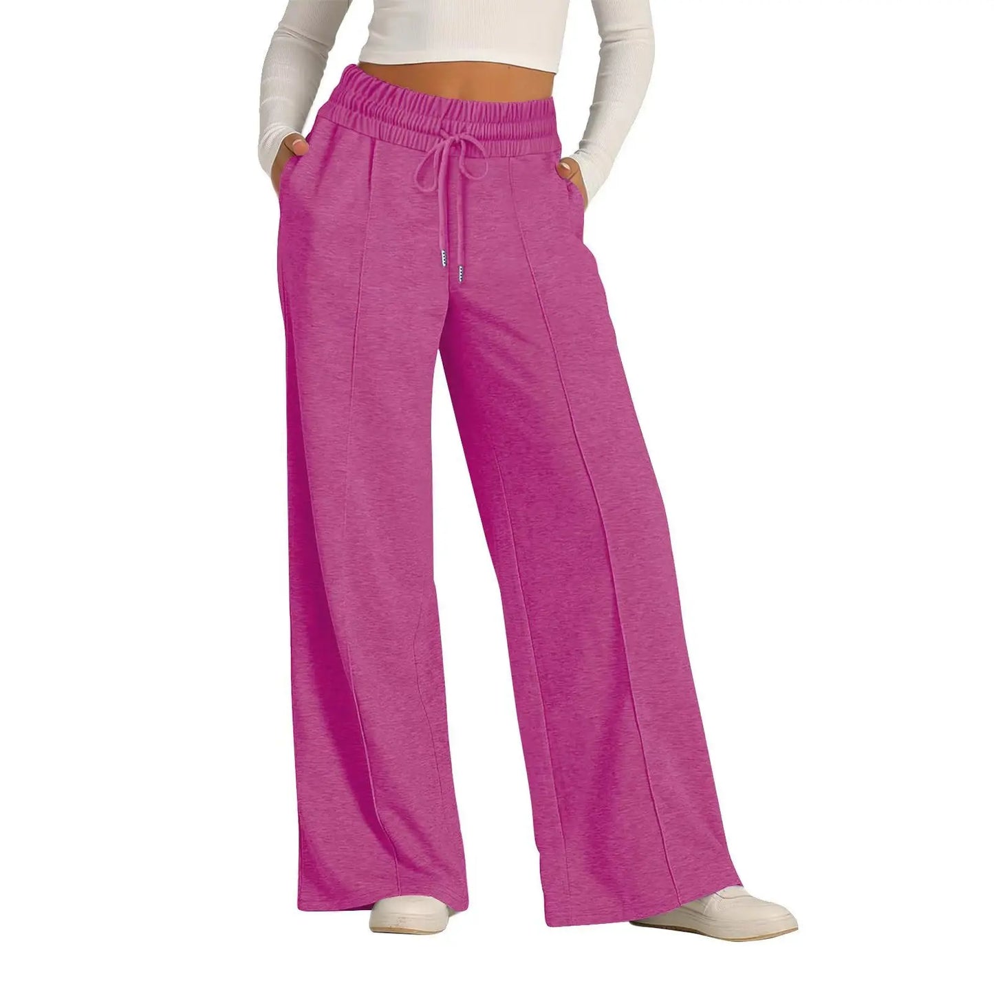 FlowFlex™ Damen Jogginghose – High Waist, Wide Leg & Schlag | Komfort trifft Streetstyle