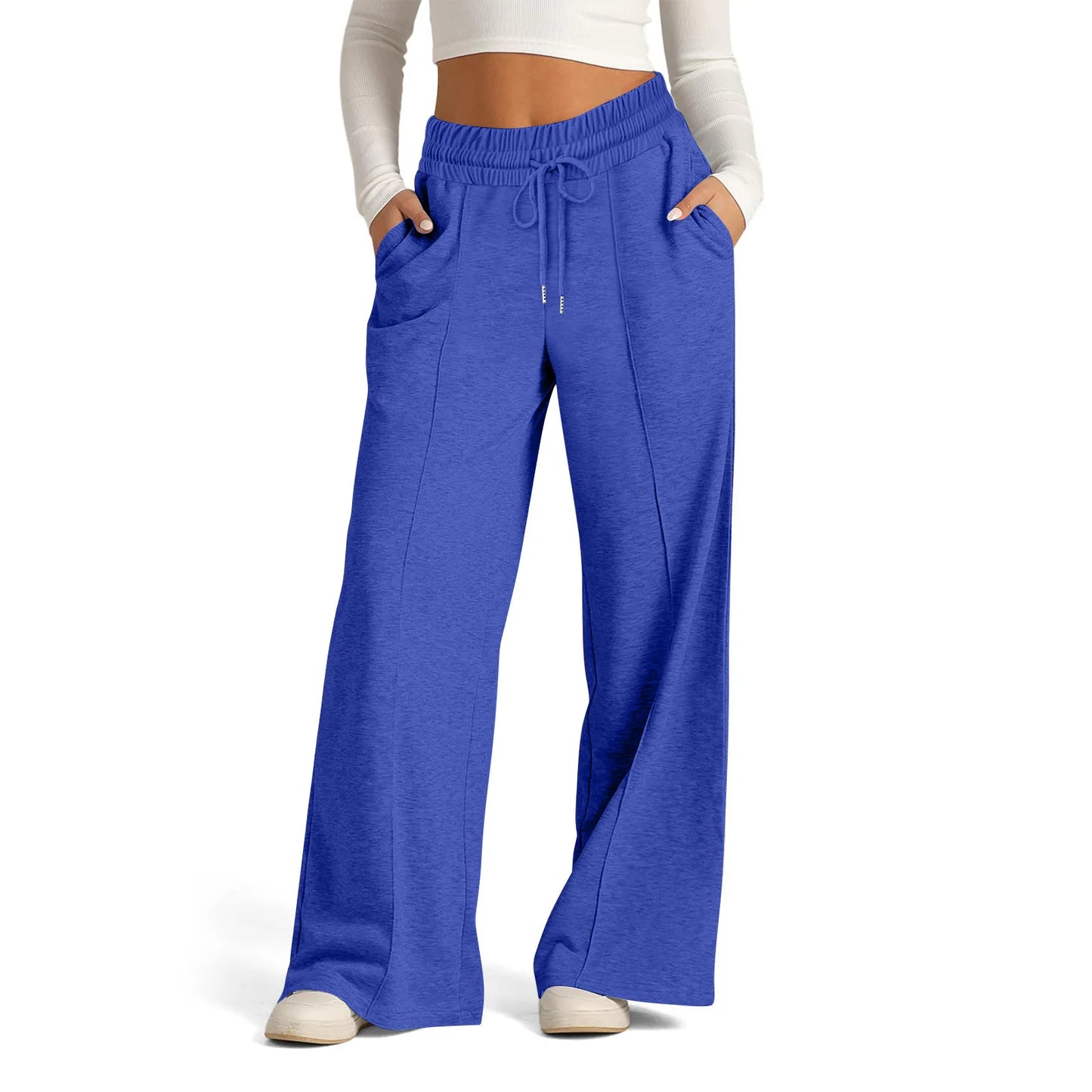 FlowFlex™ Damen Jogginghose – High Waist, Wide Leg & Schlag | Komfort trifft Streetstyle