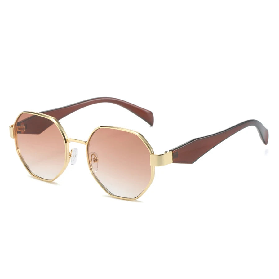 New Retro Sonnenbrille – Luxus & Style vereint! Polygonales Metallgestell, edles Design & UV400-Schutz für maximalen Komfort. Perfekt für Männer & Frauen, die Trends setzen. Gönn dir den Designer-Look – jetzt zuschlagen!