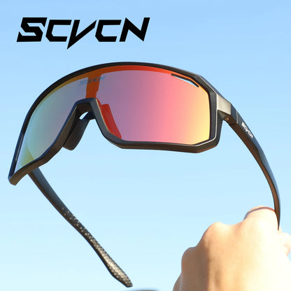 Erlebe Outdoor-Abenteuer in bester Sicht!  SCVCN Sport-Sonnenbrille für Männer & Frauen – perfekt für Fahrradfahren, Laufen, Wandern & mehr. UV400-Schutz und robustes Design für klare Sicht und maximalen Komfort. Hol dir deine Freiheit!