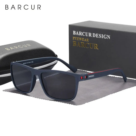 BARCUR TR90 Sonnenbrille für Männer & Frauen – ultraleicht, polarisiert & sportlich. Bietet UVAB-Schutz für klare Sicht & maximalen Komfort. Perfekt für Outdoor-Aktivitäten & stilbewusste Träger!