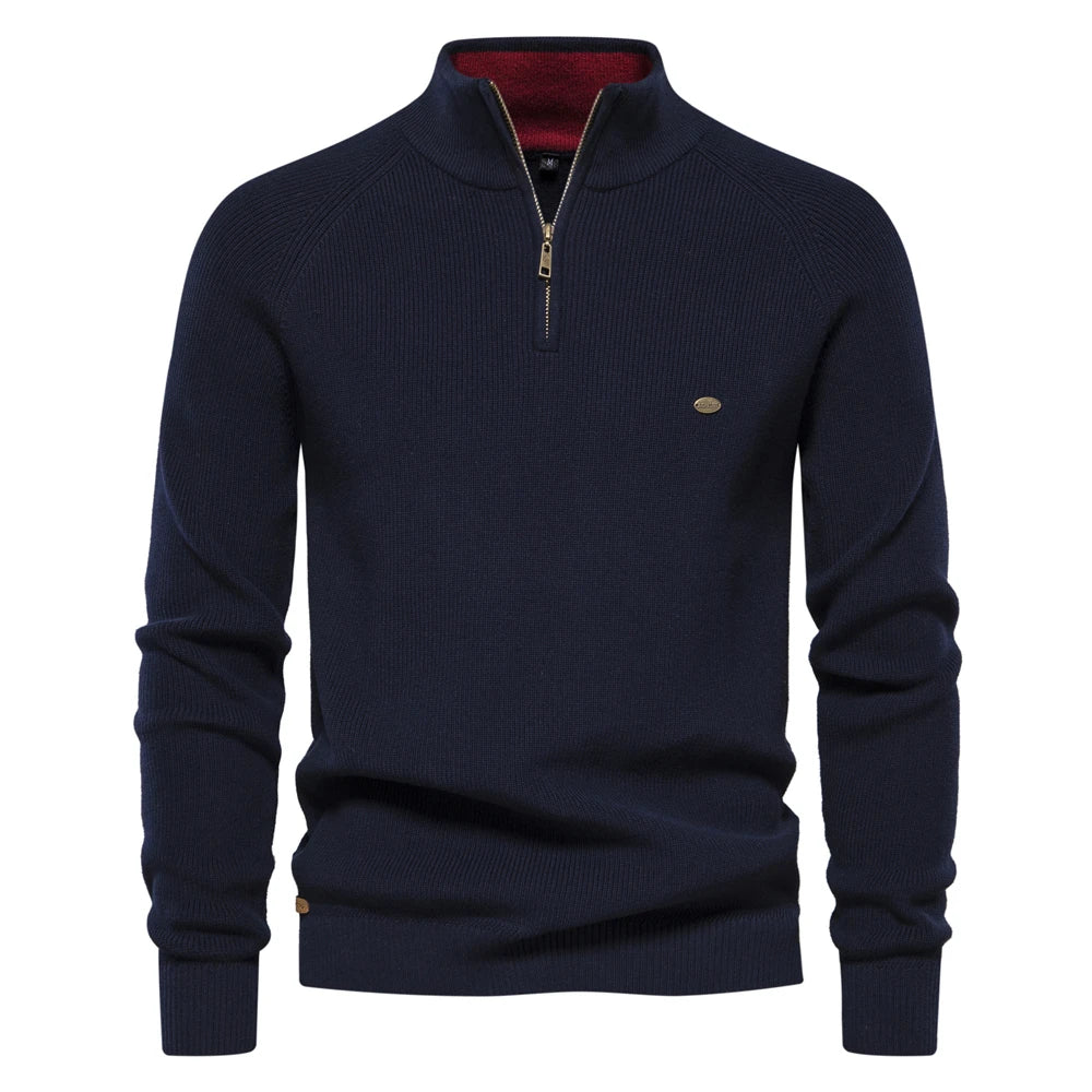 "GentleZip™ Männerpullover – Warm, Weich & Elegant"