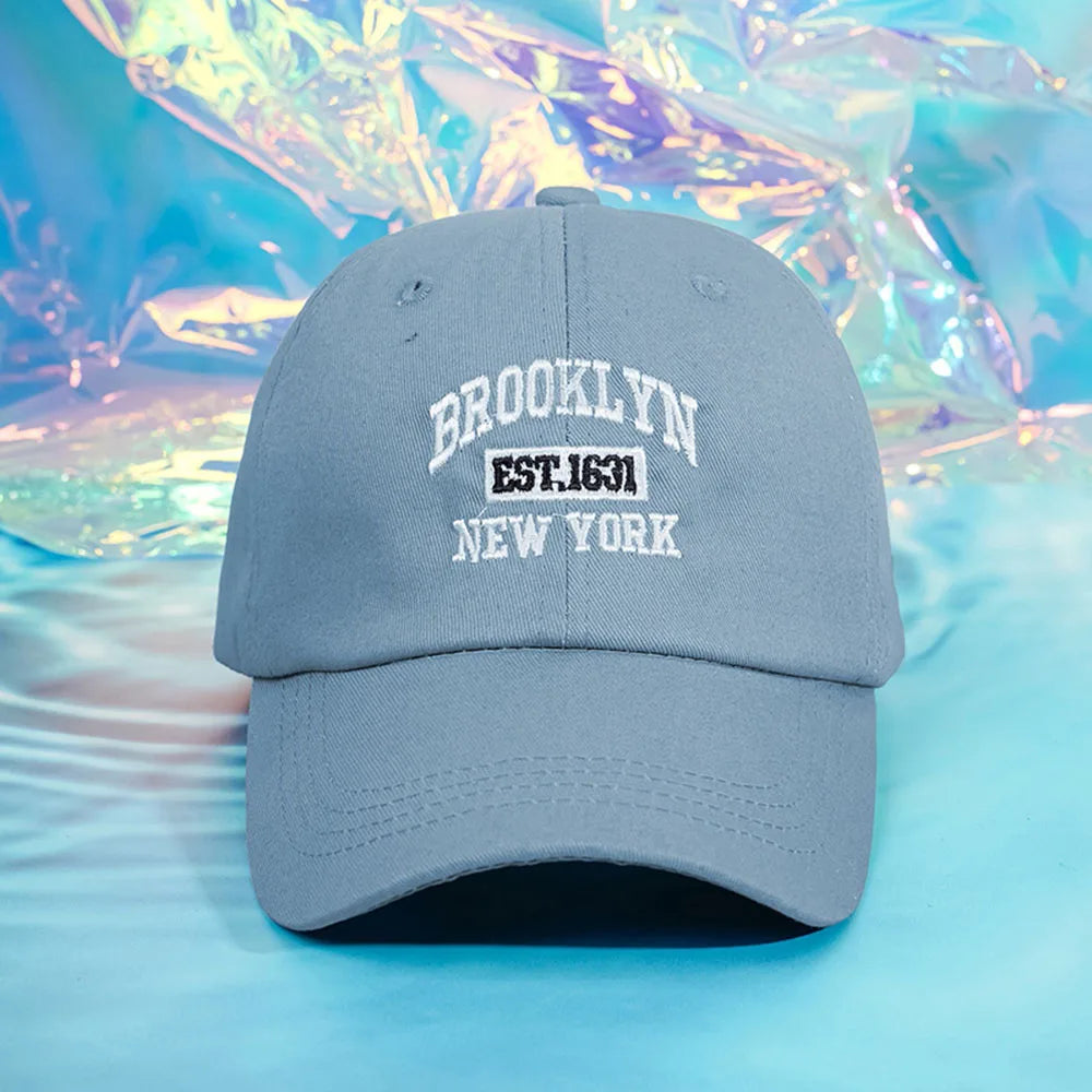 Brooklyn Vibes™ Vintage Baseball Cap – Unisex Kappe mit Stickerei | Verstellbar & All-Day-Comfort