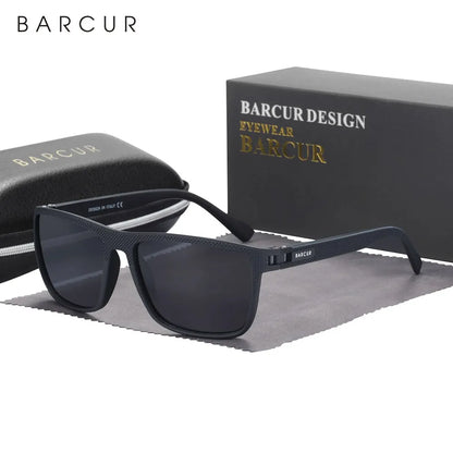 BARCUR TR90 Sonnenbrille für Männer & Frauen – ultraleicht, polarisiert & sportlich. Bietet UVAB-Schutz für klare Sicht & maximalen Komfort. Perfekt für Outdoor-Aktivitäten & stilbewusste Träger!