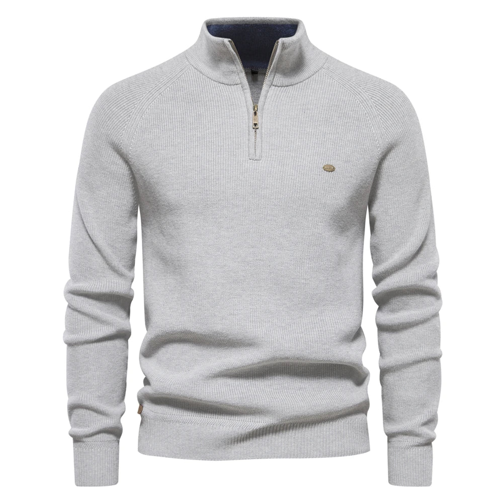"GentleZip™ Männerpullover – Warm, Weich & Elegant"