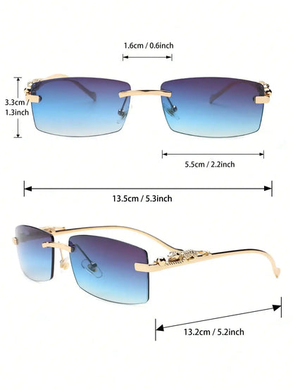 Stylische randlose Unisex-Brille mit elegantem Metallrahmen – modern, leicht & perfekt für Fashion-Looks oder Street-Style-Snaps. Ein Must-have für Trendsetter! Jetzt im Angebot: Wähle 1 oder 2 Stück & setze ein Statement!