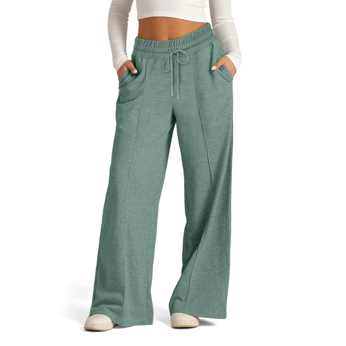 FlowFlex™ Damen Jogginghose – High Waist, Wide Leg & Schlag | Komfort trifft Streetstyle