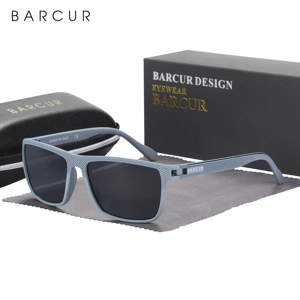 BARCUR TR90 Sonnenbrille für Männer & Frauen – ultraleicht, polarisiert & sportlich. Bietet UVAB-Schutz für klare Sicht & maximalen Komfort. Perfekt für Outdoor-Aktivitäten & stilbewusste Träger!