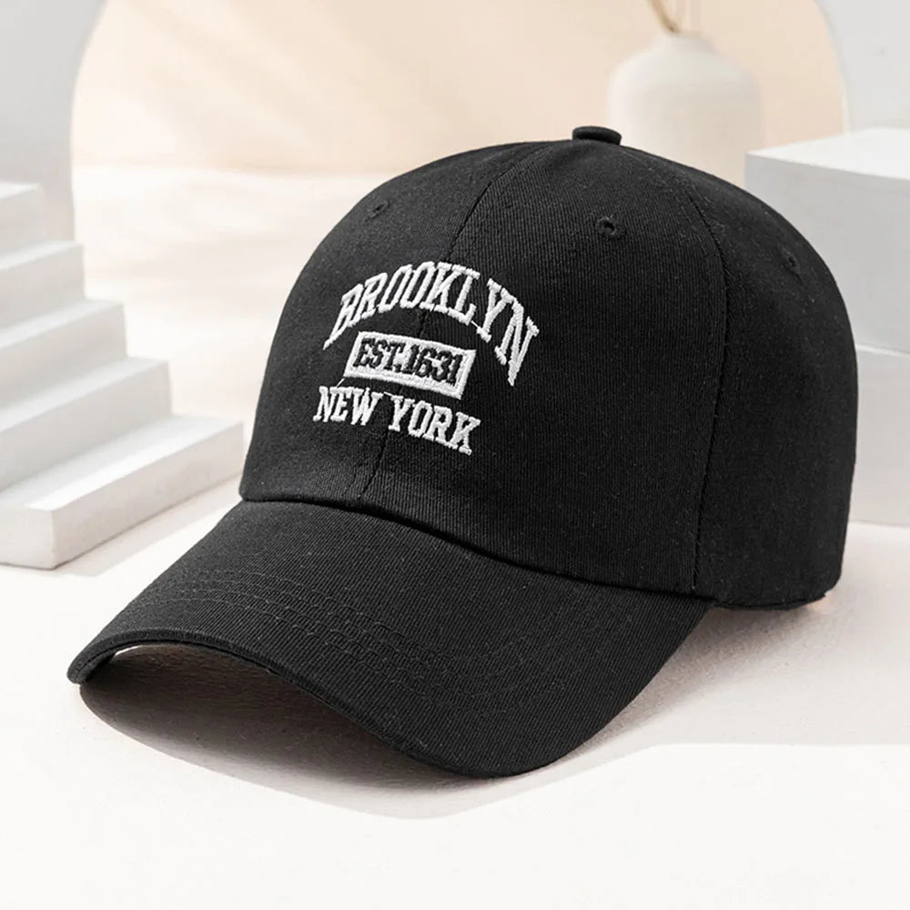 Brooklyn Vibes™ Vintage Baseball Cap – Unisex Kappe mit Stickerei | Verstellbar & All-Day-Comfort
