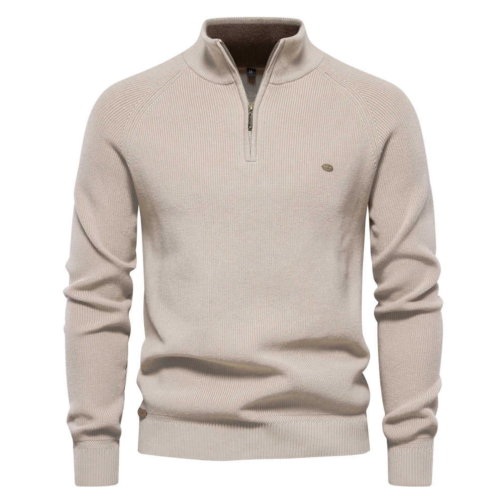 "GentleZip™ Männerpullover – Warm, Weich & Elegant"
