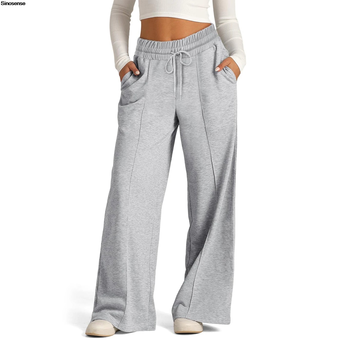 FlowFlex™ Damen Jogginghose – High Waist, Wide Leg & Schlag | Komfort trifft Streetstyle