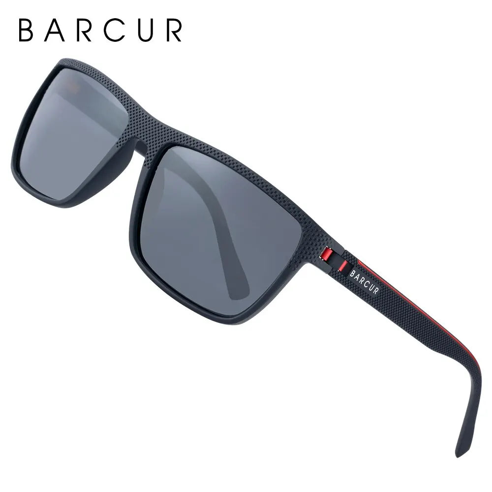 BARCUR TR90 Sonnenbrille für Männer & Frauen – ultraleicht, polarisiert & sportlich. Bietet UVAB-Schutz für klare Sicht & maximalen Komfort. Perfekt für Outdoor-Aktivitäten & stilbewusste Träger!