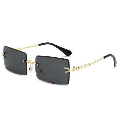 Vintage Fashion 2025 – Trend trifft Eleganz! Randlose, rechteckige Sonnenbrille mit stylischem Farbverlauf & UV400-Schutz. Ultraleicht & perfekt für Sommer, Reisen & Fashionistas. Setze ein Statement mit purem Glamour!