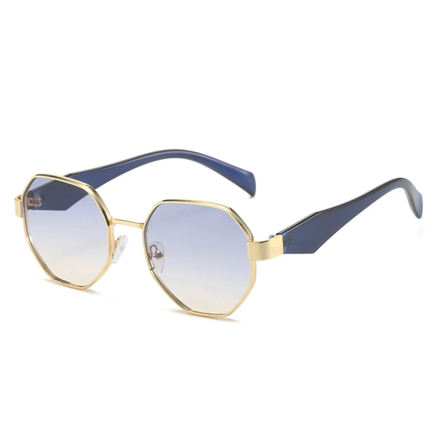 New Retro Sonnenbrille – Luxus & Style vereint! Polygonales Metallgestell, edles Design & UV400-Schutz für maximalen Komfort. Perfekt für Männer & Frauen, die Trends setzen. Gönn dir den Designer-Look – jetzt zuschlagen!