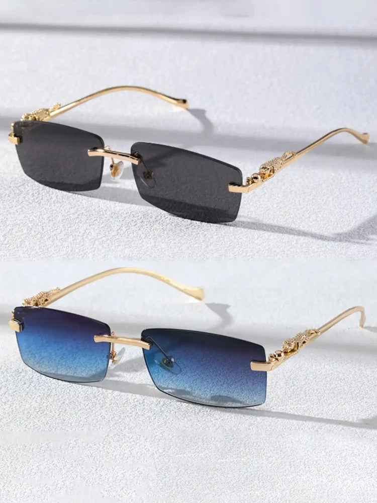 Stylische randlose Unisex-Brille mit elegantem Metallrahmen – modern, leicht & perfekt für Fashion-Looks oder Street-Style-Snaps. Ein Must-have für Trendsetter! Jetzt im Angebot: Wähle 1 oder 2 Stück & setze ein Statement!