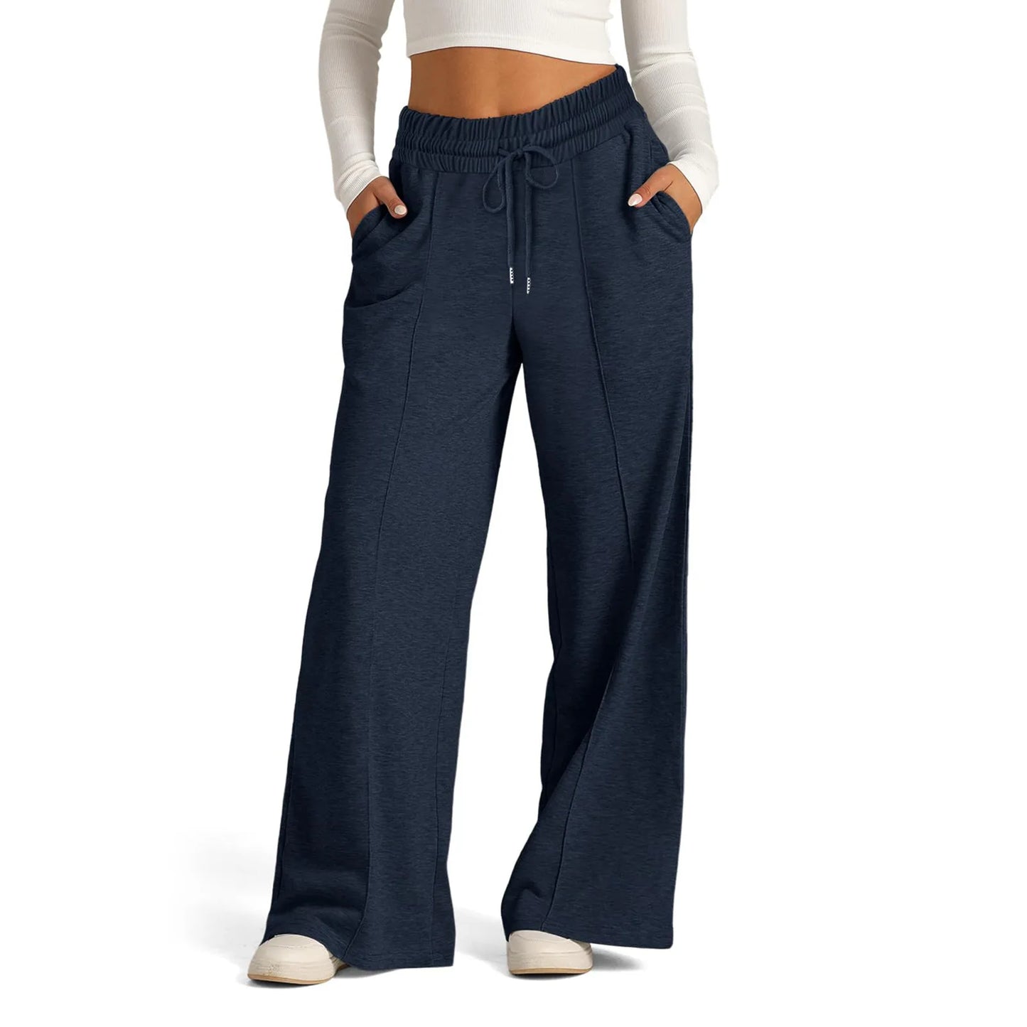 FlowFlex™ Damen Jogginghose – High Waist, Wide Leg & Schlag | Komfort trifft Streetstyle