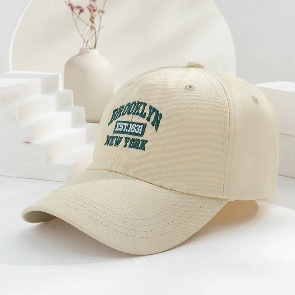 Brooklyn Vibes™ Vintage Baseball Cap – Unisex Kappe mit Stickerei | Verstellbar & All-Day-Comfort