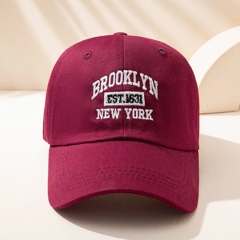 Brooklyn Vibes™ Vintage Baseball Cap – Unisex Kappe mit Stickerei | Verstellbar & All-Day-Comfort