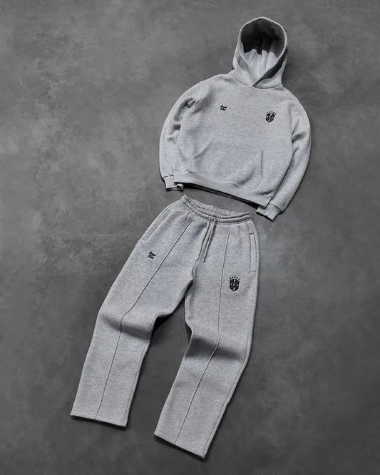 Zweiteiliges Y2K Herren Outfit – Street Gothic Set mit Muster