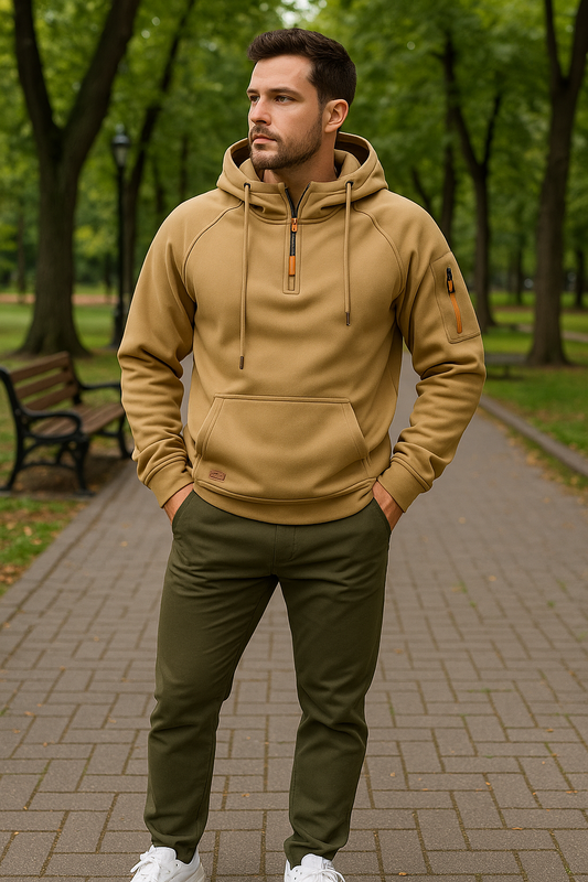 Lässiger Fleece-Hoodie – Oversized Fit für Herren